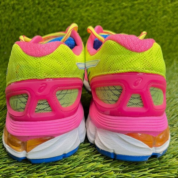 Near Mint Condition RARE ASICS GEL Nimbus 17 Size 8 Yellow Pink Blue 39 Medium - Picture 4 of 9